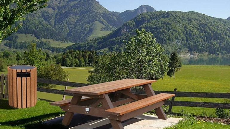 Recycled Plastic Outdoor Furniture - Commercial Use