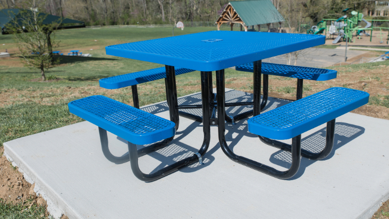 Thermoplastic Coated Site Amenities