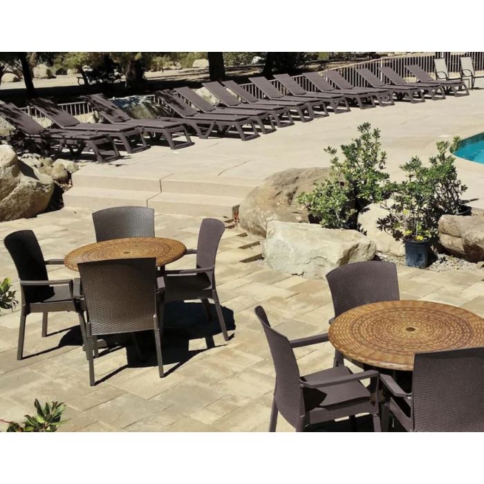 Atlanta 42" Round Molded Melamine Table
