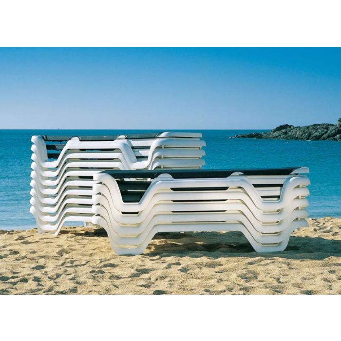 Marina Adjustable Sling Chaise Lounge without Arms