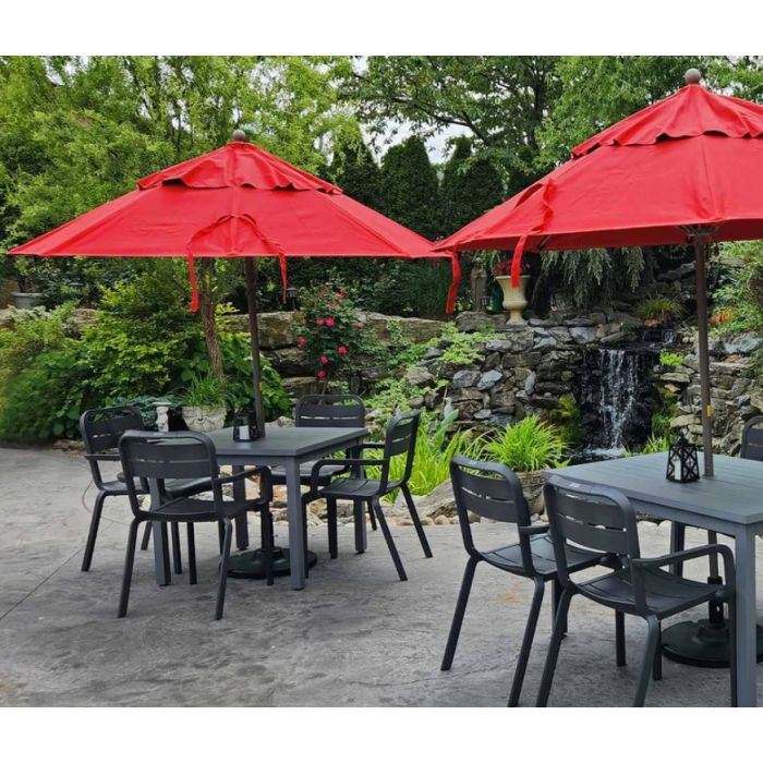 Wooden Market Umbrella with 1-1/2" Pole