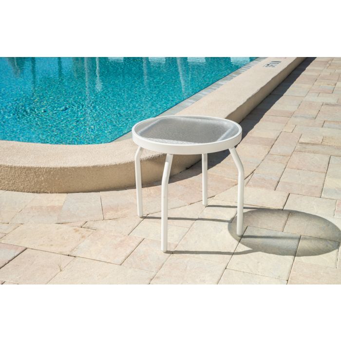 Aruba Acrylic Top Side Tables
