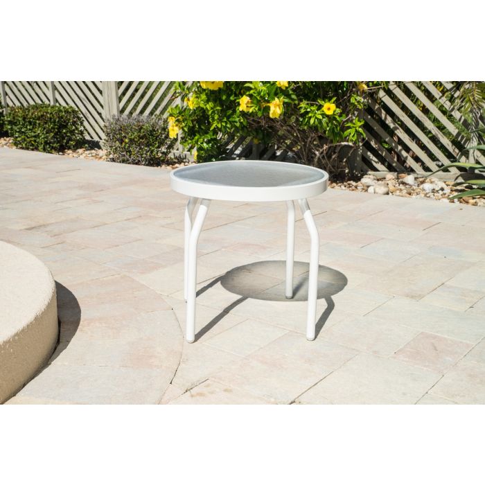Aruba Acrylic Top Side Tables