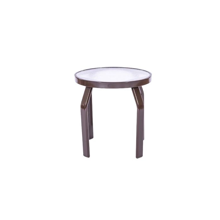 Barbados Acrylic Top Side Table