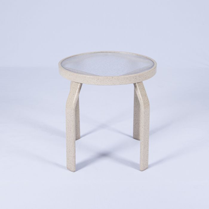Barbados Acrylic Top Side Table