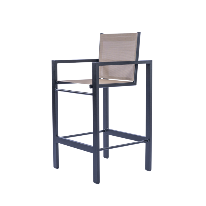 Malibu Sling Bar Chair with Back
