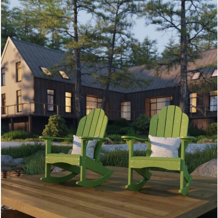 Classic Adirondack Rocking Chair