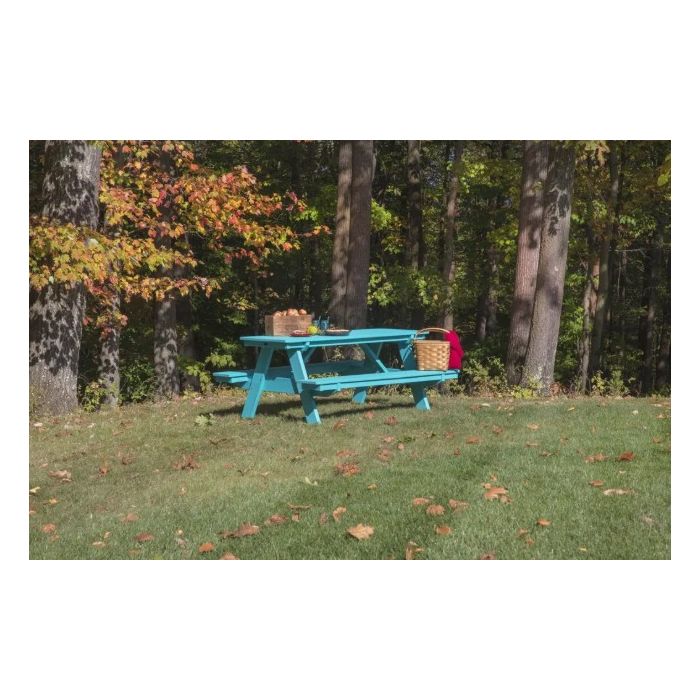 Heritage 72" Picnic Table with Attached Benches