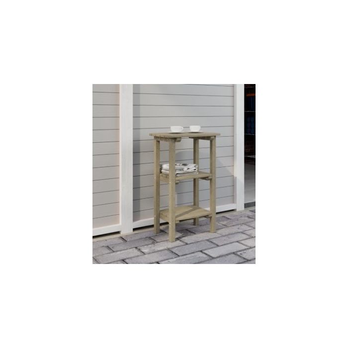 Classic 3-Shelf Side Table