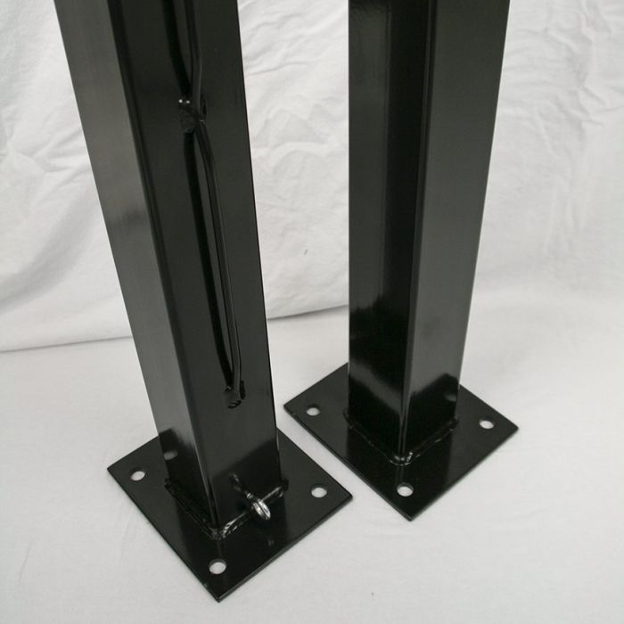 Premier Surface Mount Pickleball Posts, 3" Square x 36" Tall