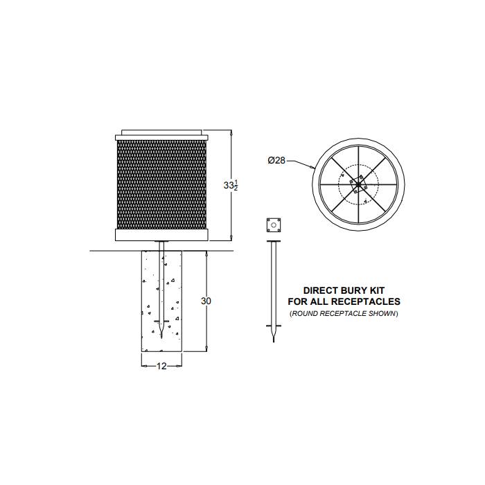 Receptacle Mount Kit