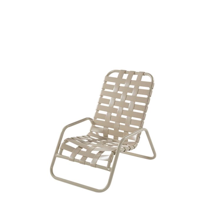 Country Club Cross Strap Beach Sand Chair