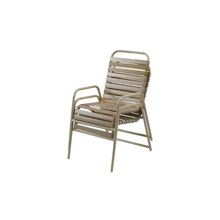 Country Club Single Strap Dining Arm Chair