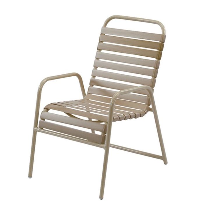 Country Club Single Strap Dining Arm Chair