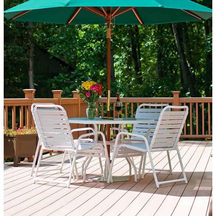 Country Club Single Strap Dining Arm Chair