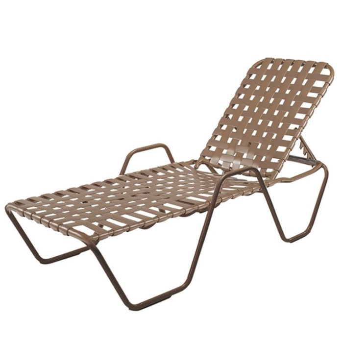 Country Club 14" Single Strap Chaise Lounge, Without Arms