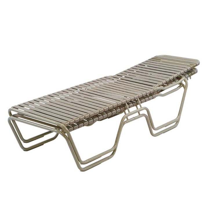 Country Club 14" Single Strap Chaise Lounge, Without Arms