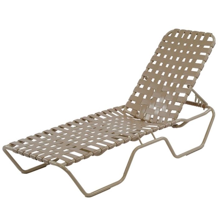 Country Club 14" Single Strap Chaise Lounge, Without Arms