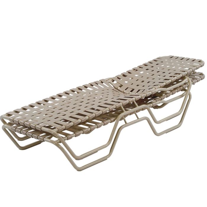 Country Club 14" Single Strap Chaise Lounge, Without Arms