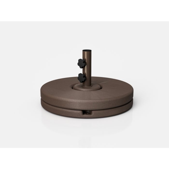 20" Resin Coated Concrete Umbrella Base