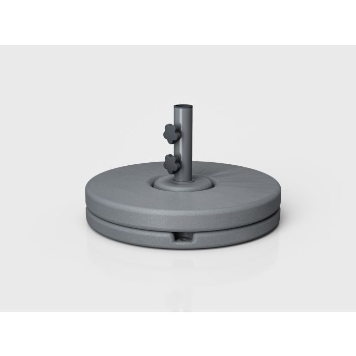 20" Resin Coated Concrete Umbrella Base