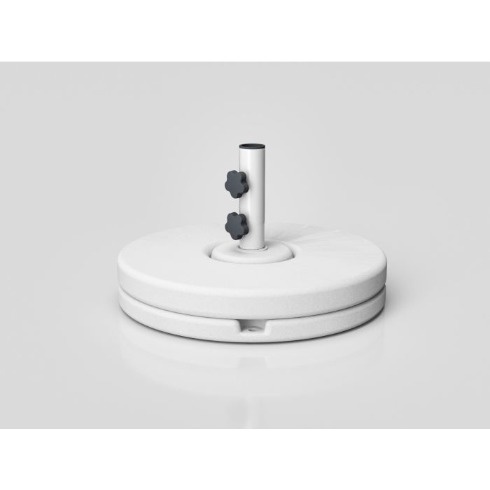 20" Resin Coated Concrete Umbrella Base