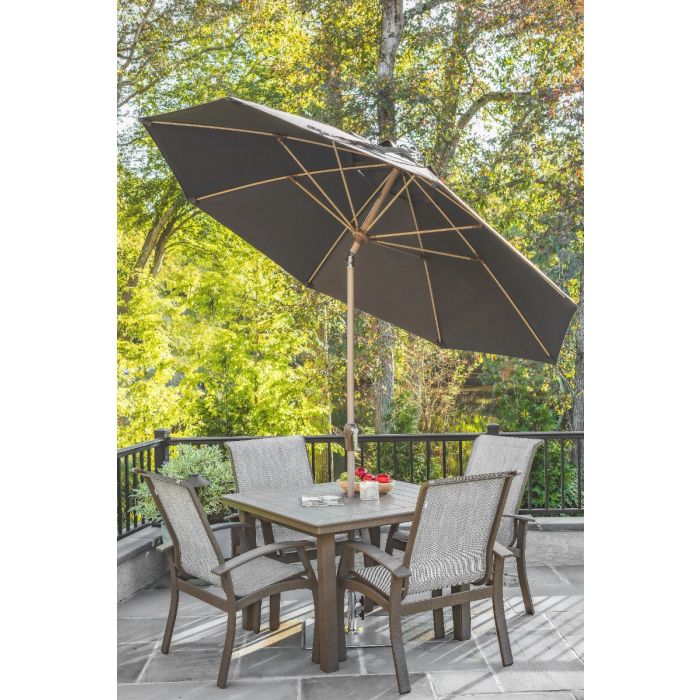 Monterey Collection Octagon Fiberglass Market Umbrella