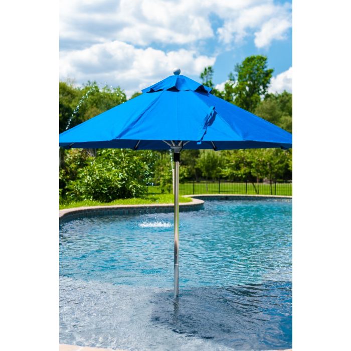 Monterey Collection Octagon Fiberglass Market Umbrella