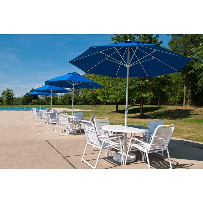 Monterey Collection Octagon Fiberglass Market Umbrella