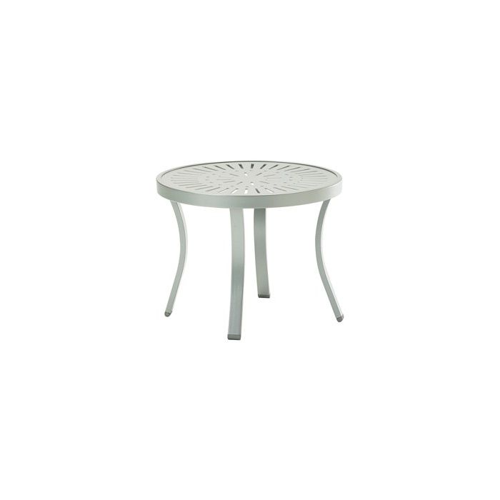 La'Stratta Patterned Aluminum Tea Tables