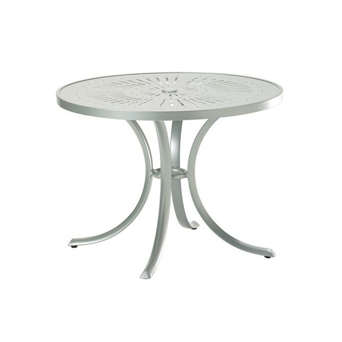 La'Stratta Patterned Aluminum Dining Tables