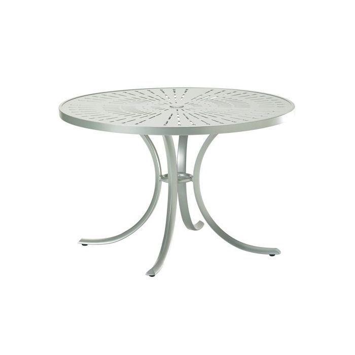 La'Stratta Patterned Aluminum Dining Tables