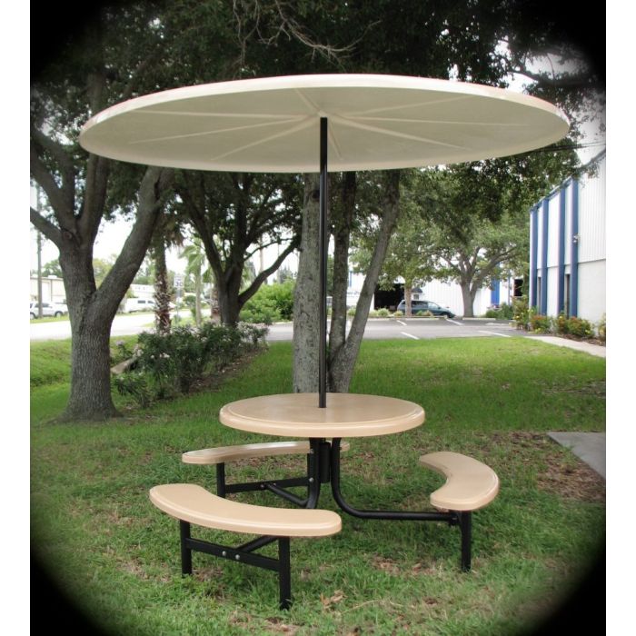 Starburst Round Fiberglass Umbrella