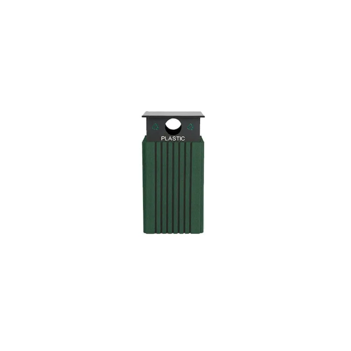 Tall Square Recycle Receptacle
