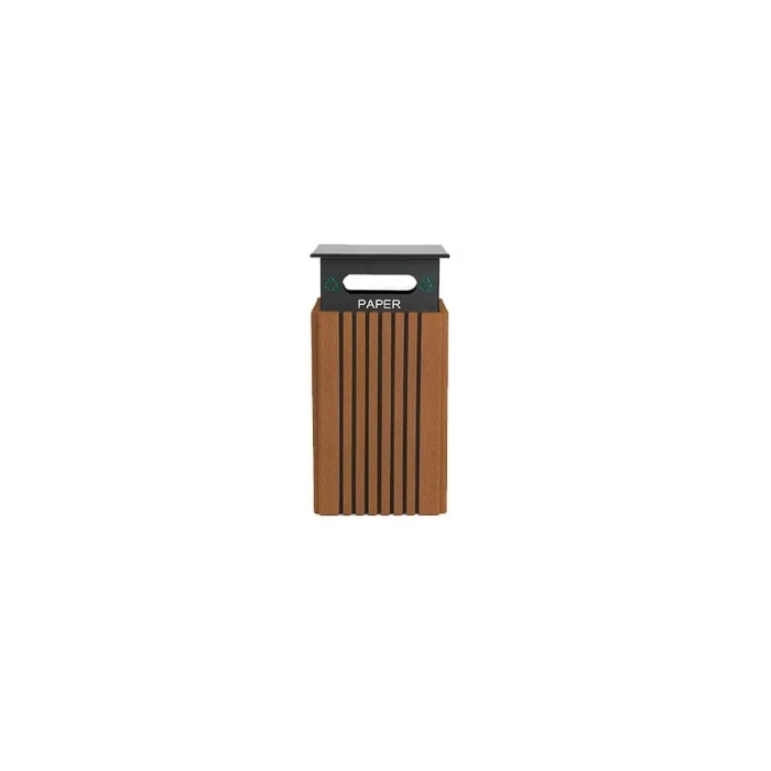 Tall Square Recycle Receptacle