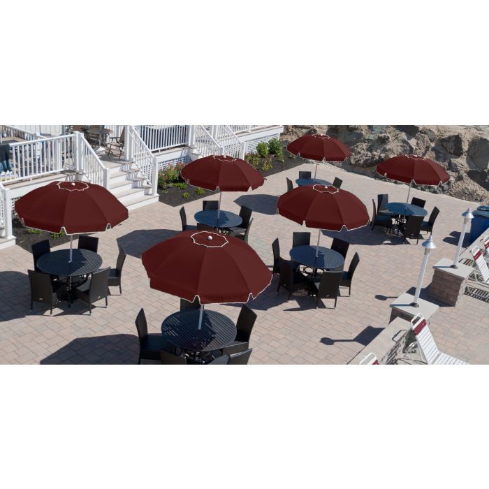 Catalina Modern Fiberglass Patio Umbrella
