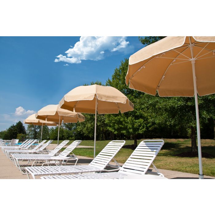 Catalina Modern Fiberglass Patio Umbrella