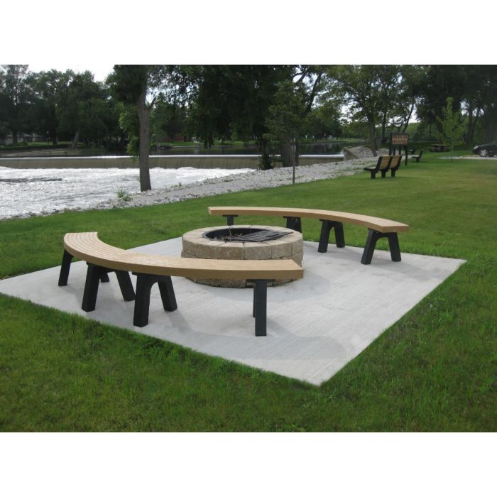 Mesa Bench w/ Black legs