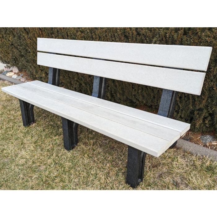Rock Island Bench w/ Black Legs