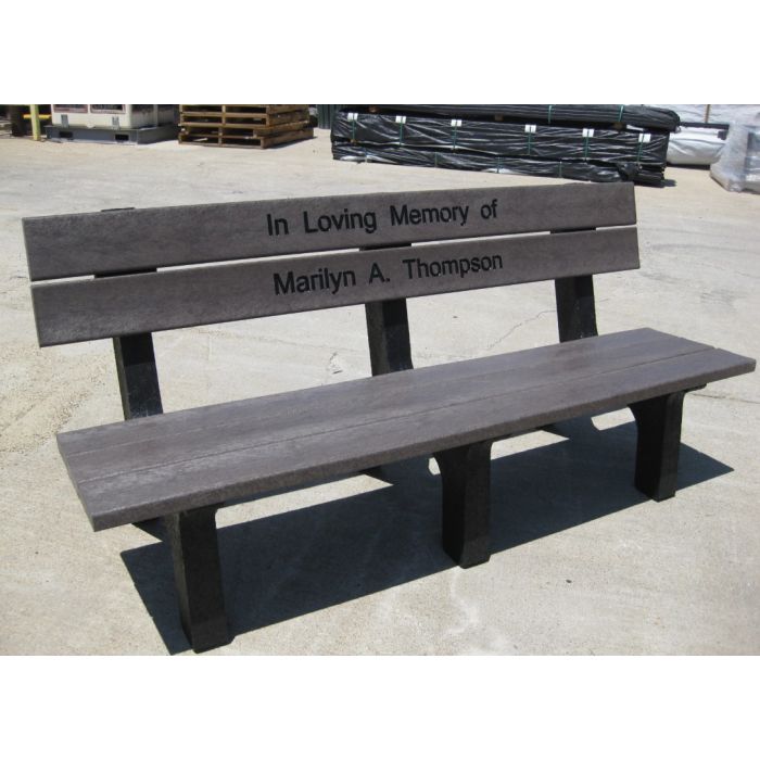 Rock Island Bench w/ Black Legs