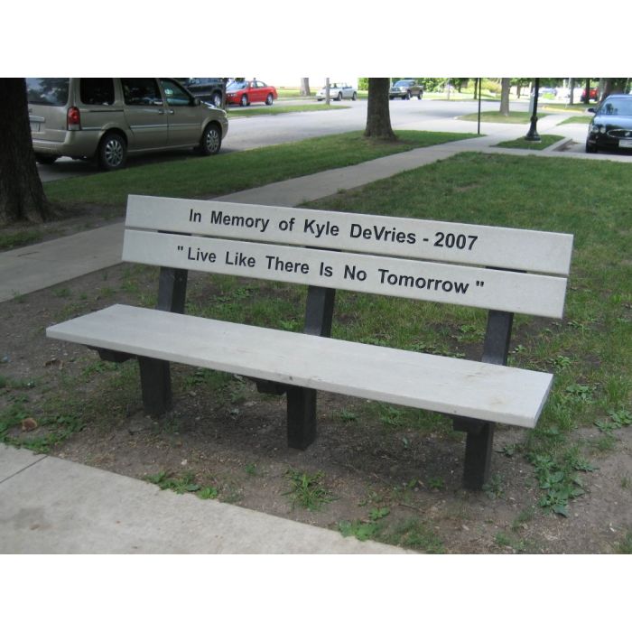 Rock Island Bench w/ Black Legs