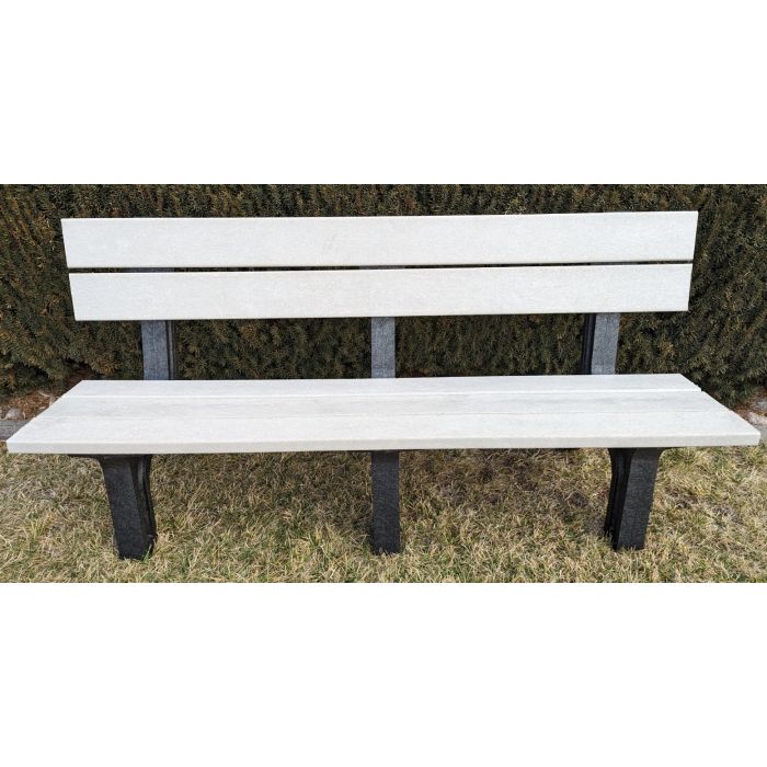 Rock Island Bench w/ Black Legs