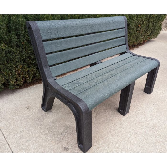 Malibu Bench w/ Black Legs