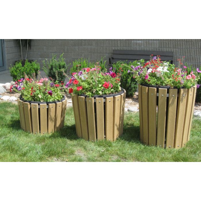 Round Planters