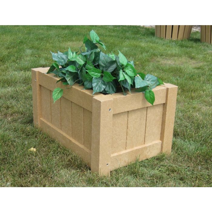 Recycled Plastic Rectangle Planter