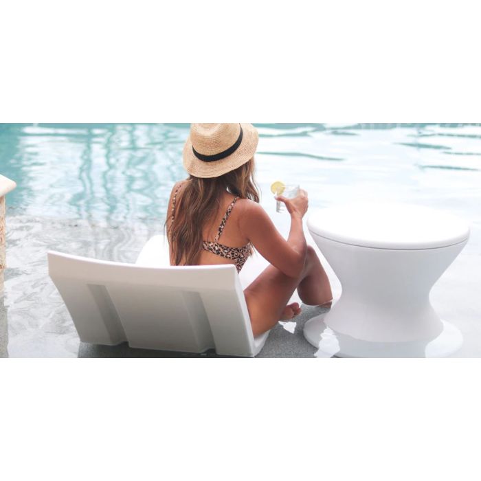 Signature Tall Ice Bin Side Table Lid