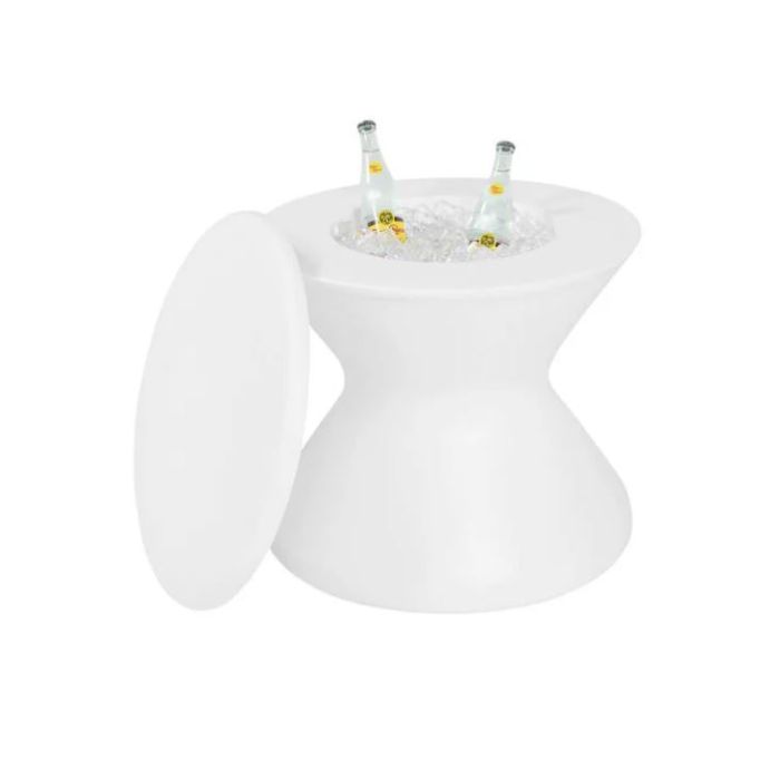 Signature Tall Ice Bin Side Table Lid