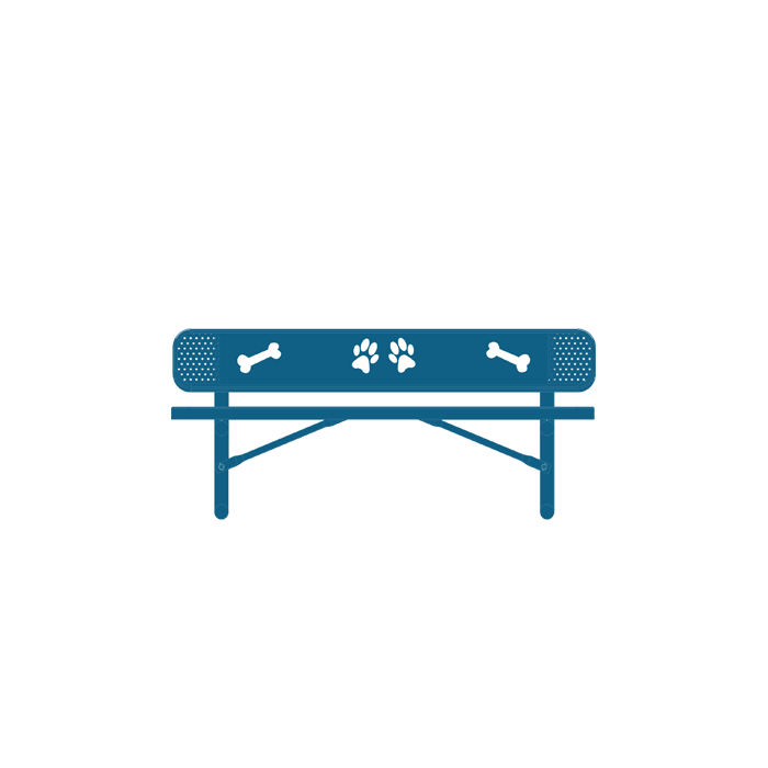 Dog Themed Bench