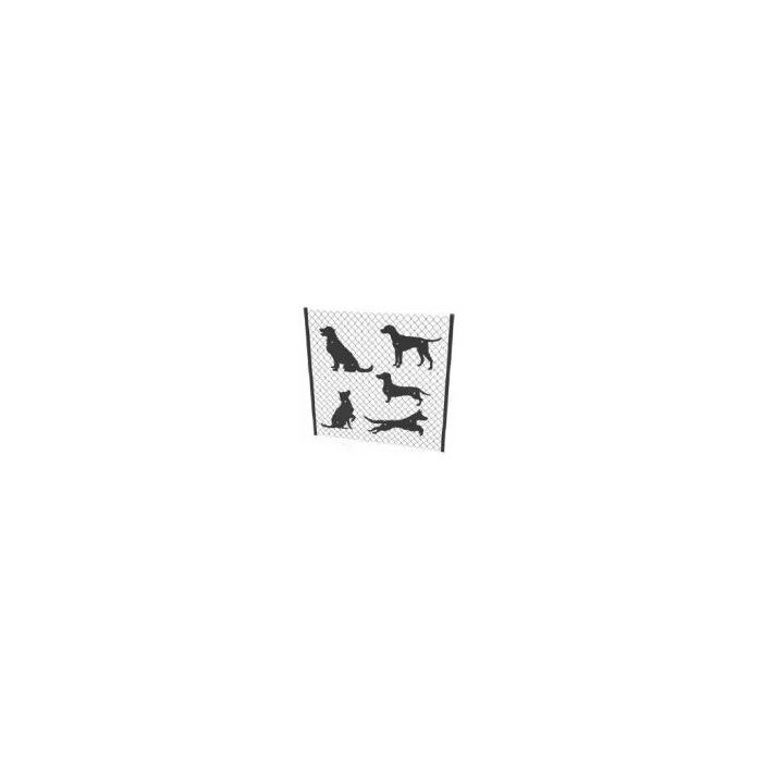 Dog Park Fence Hangers - Set of Classic Dog Silhouettes