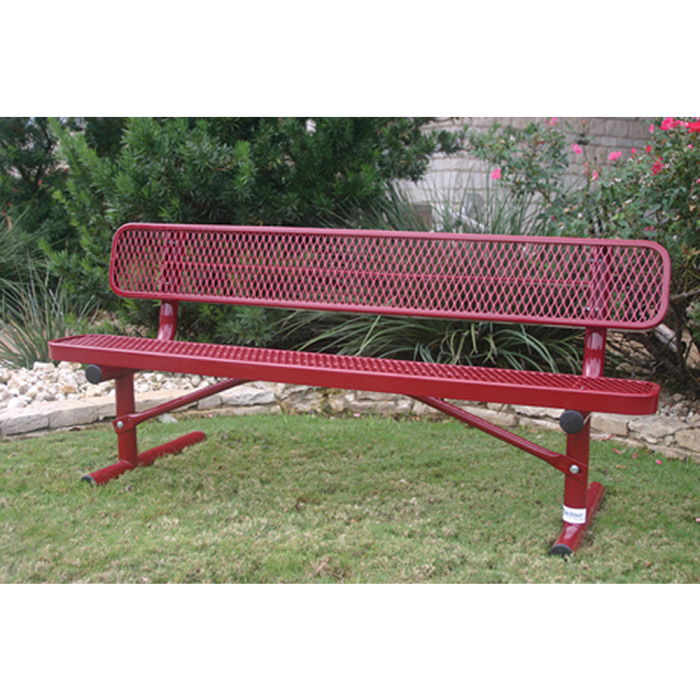 Rivendale Rectangular Bench with Back